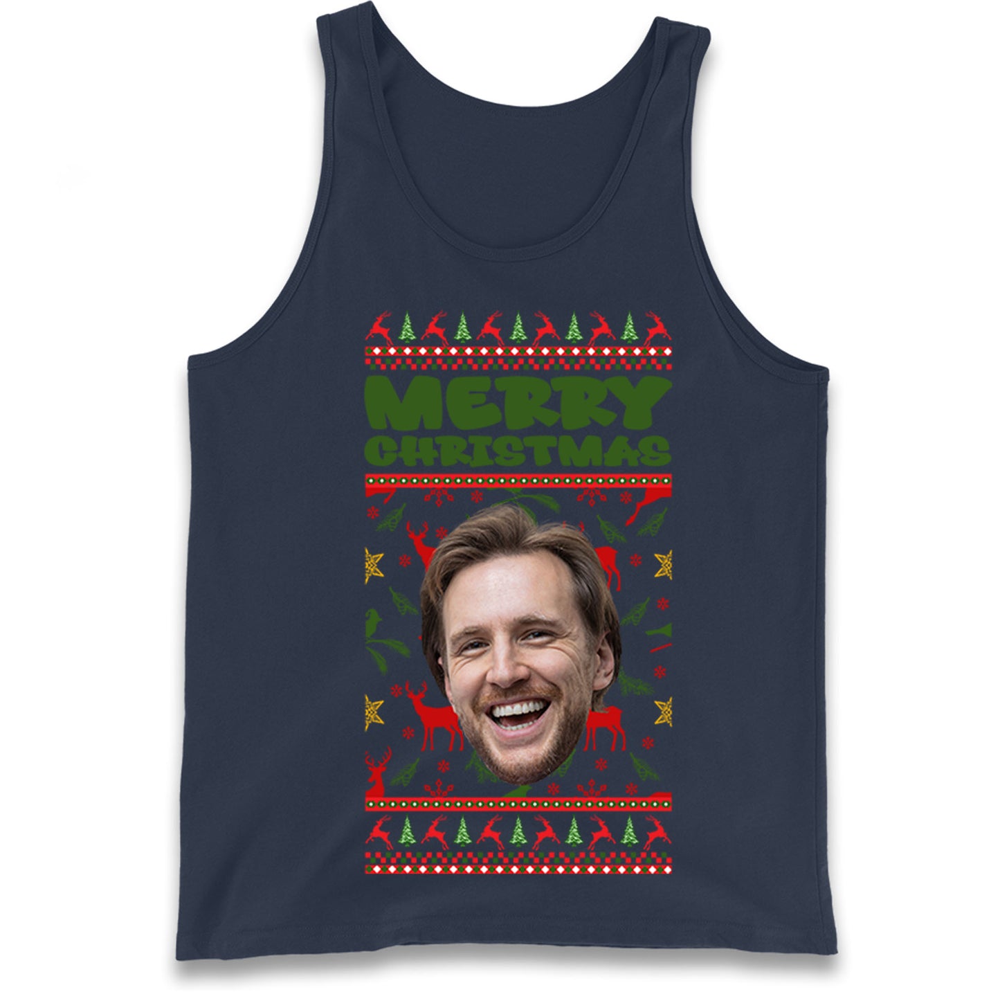 Personalise Christmas Tank Top
