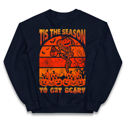 Tis The Season To Get Scary Halloween Jumper
