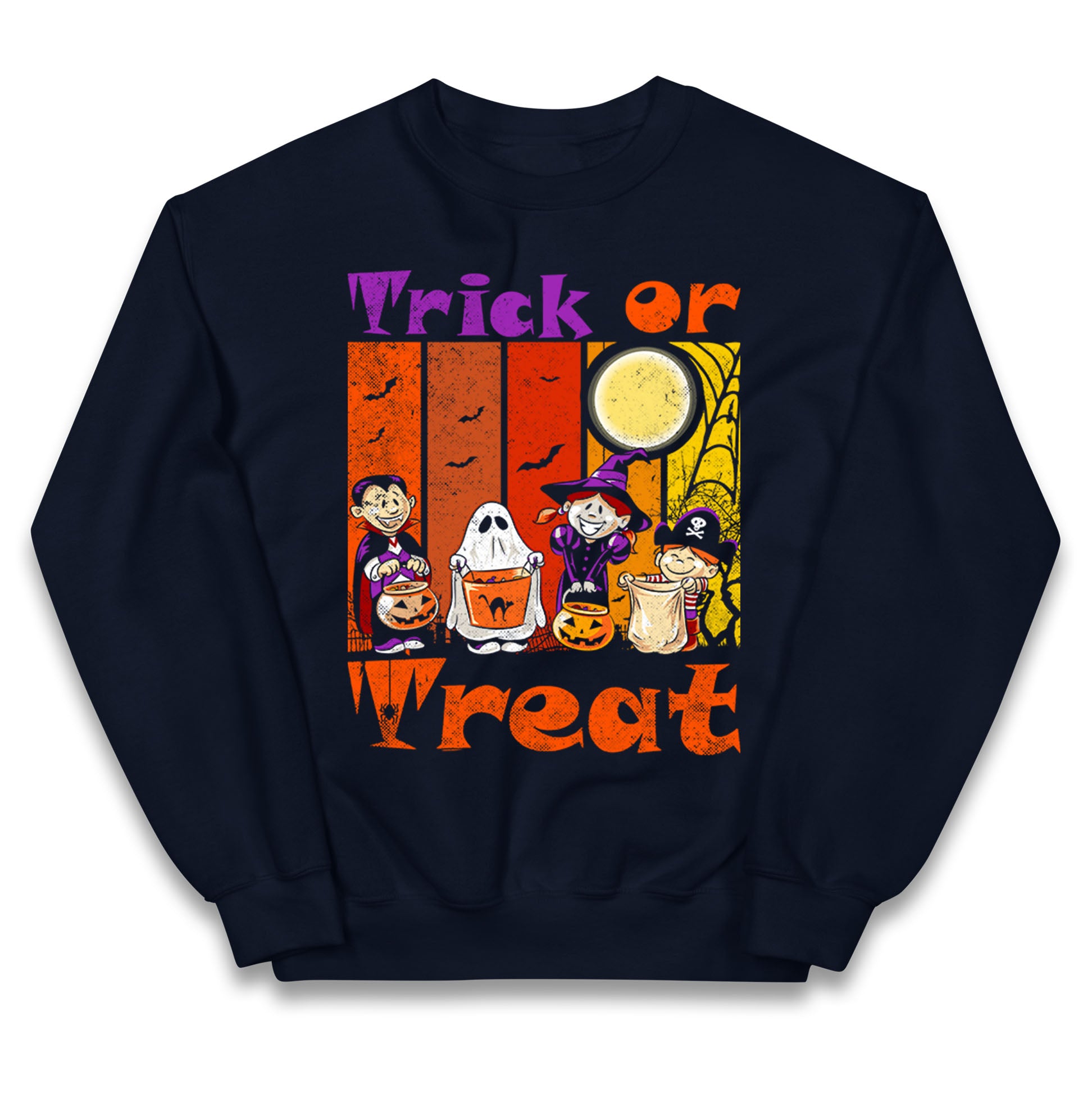 Scary Vampire Trick Or Treat Halloween Jumper
