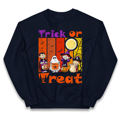 Scary Vampire Trick Or Treat Halloween Jumper
