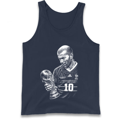 Zidane France Footballer Tank Top