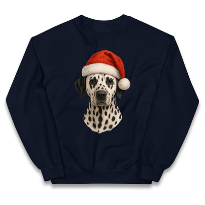 Dalmatian Dog Christmas Kids Jumper