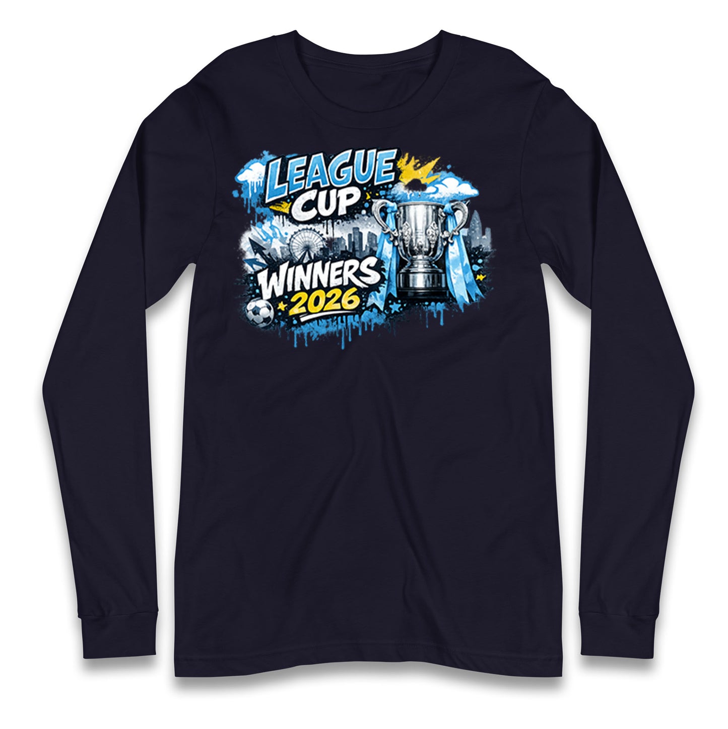 Man City League Cup Winners 2026 Longsleeve T Shirt
