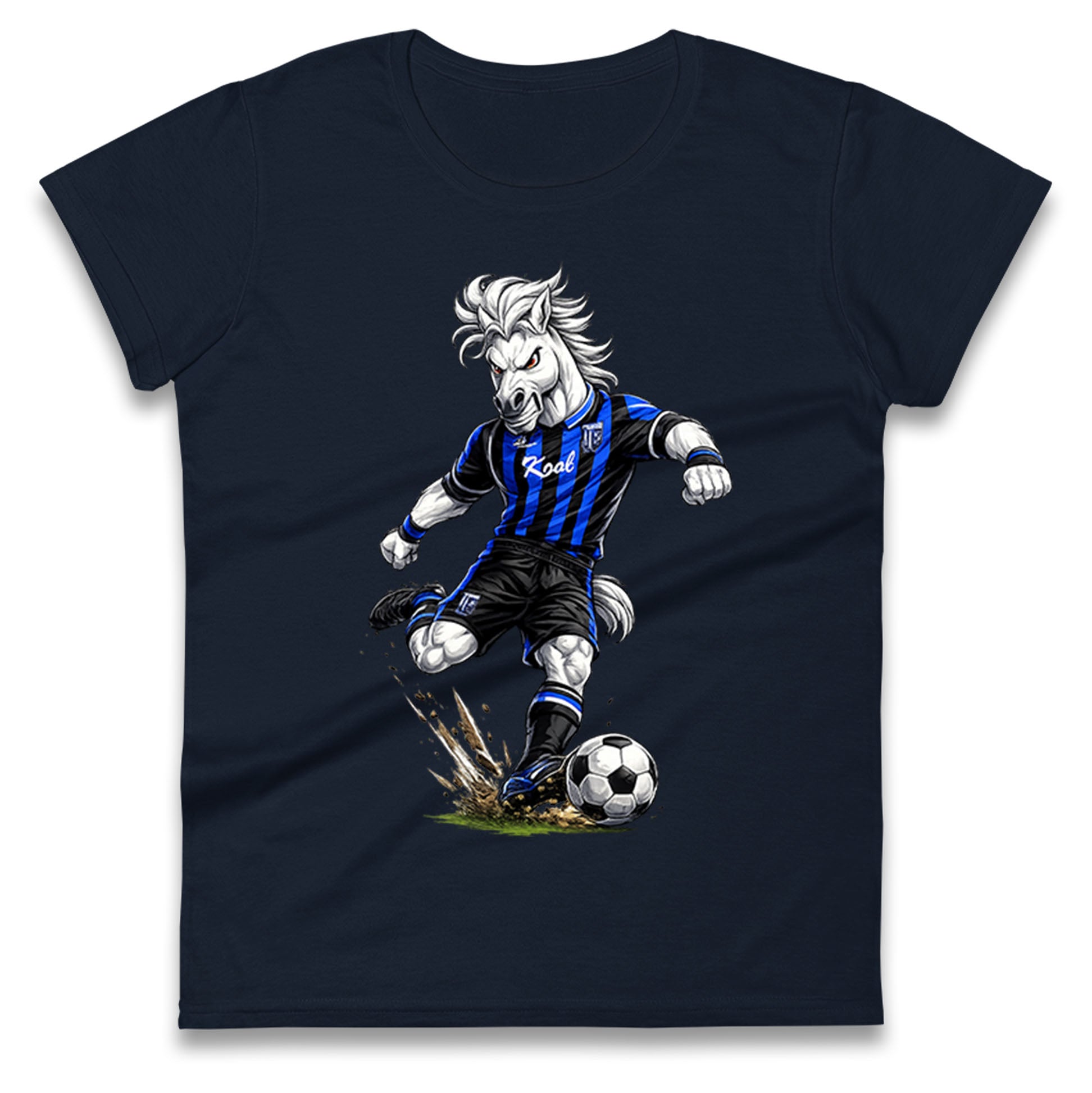Retro Gillingham Football Ladies T Shirt