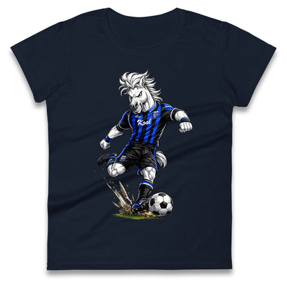 Retro Gillingham Football Ladies T Shirt