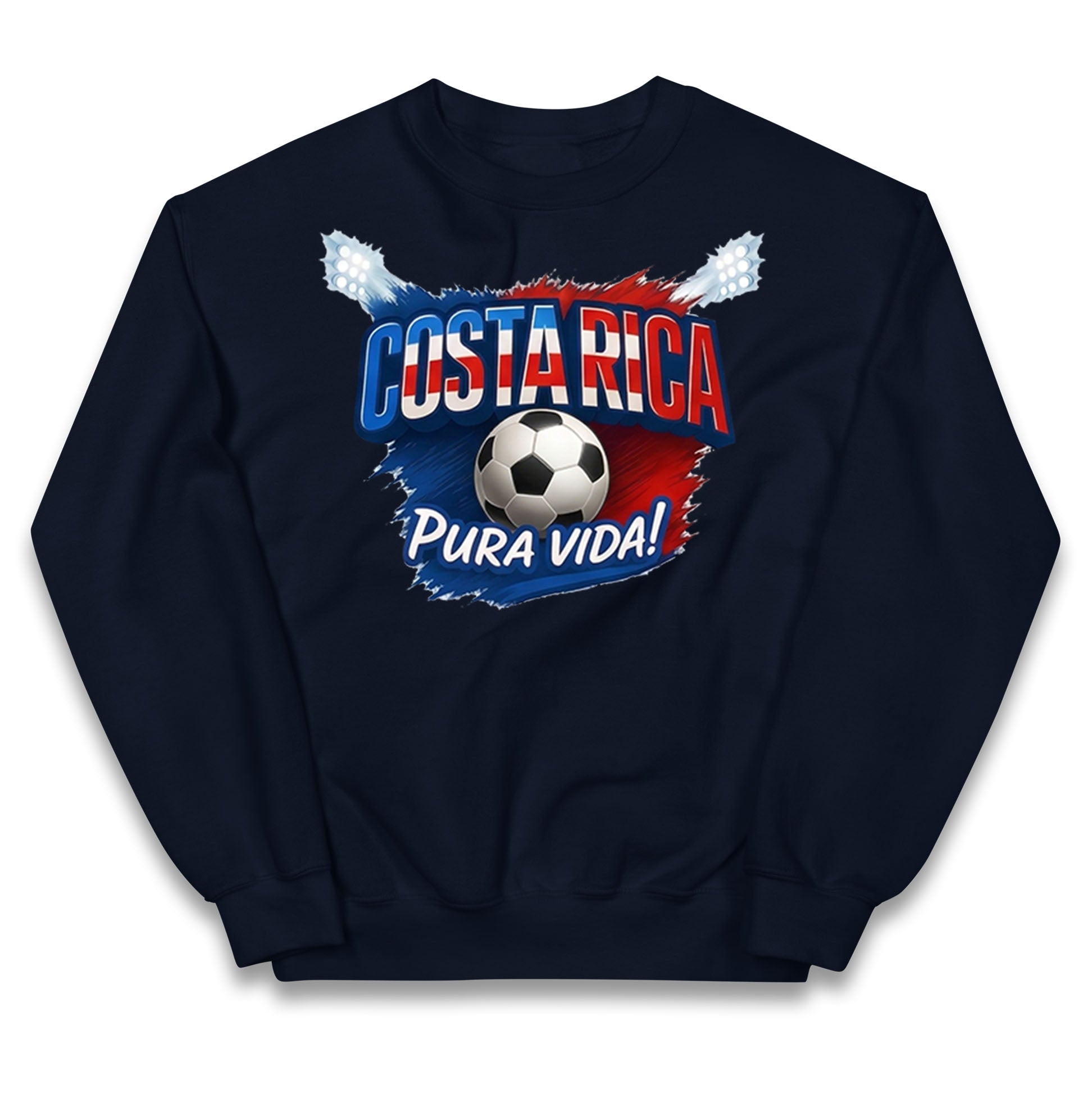 Costa Rica Retro World Cup Kids Jumper