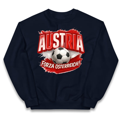 Austria Retro World Cup Kids Jumper