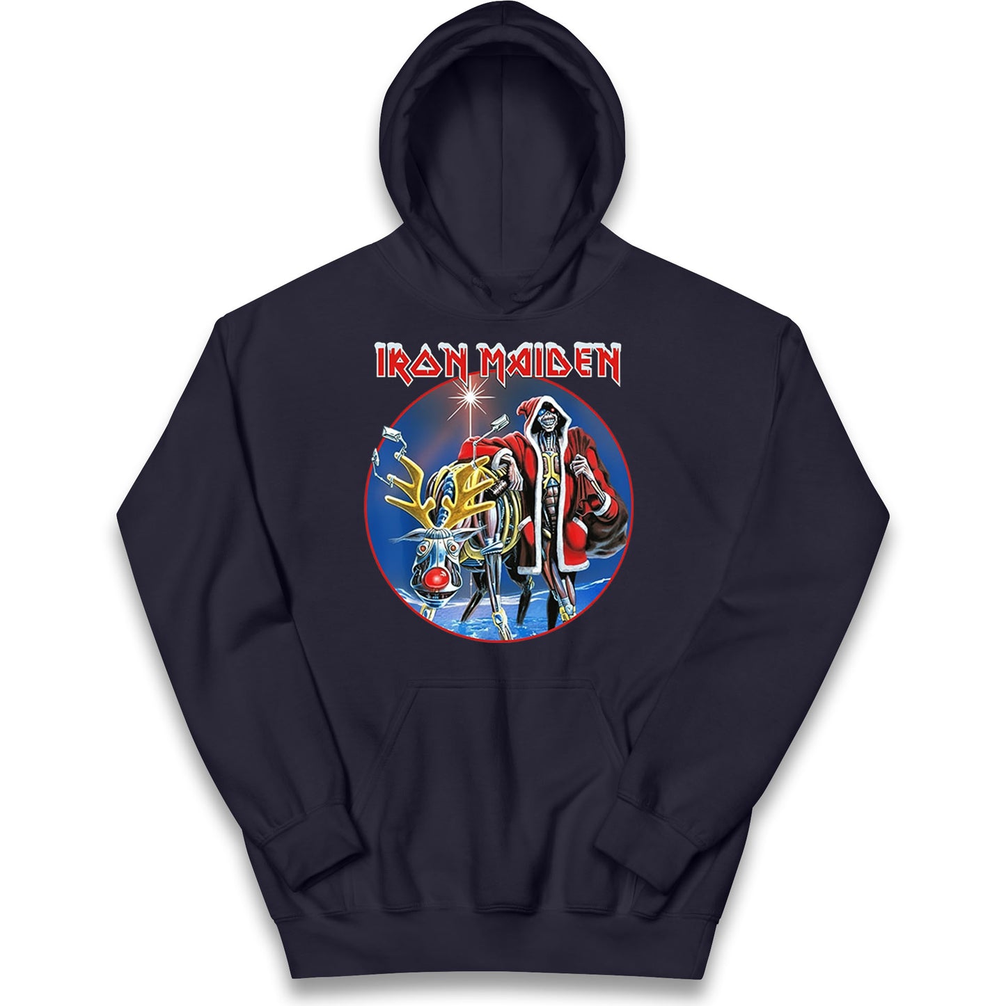 Iron Maiden Christmas Kids Hoodie