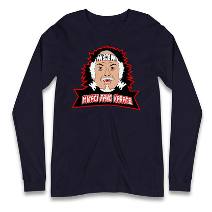 Miyagi Fang Karate Cobra Kai Long Sleeve T Shirt