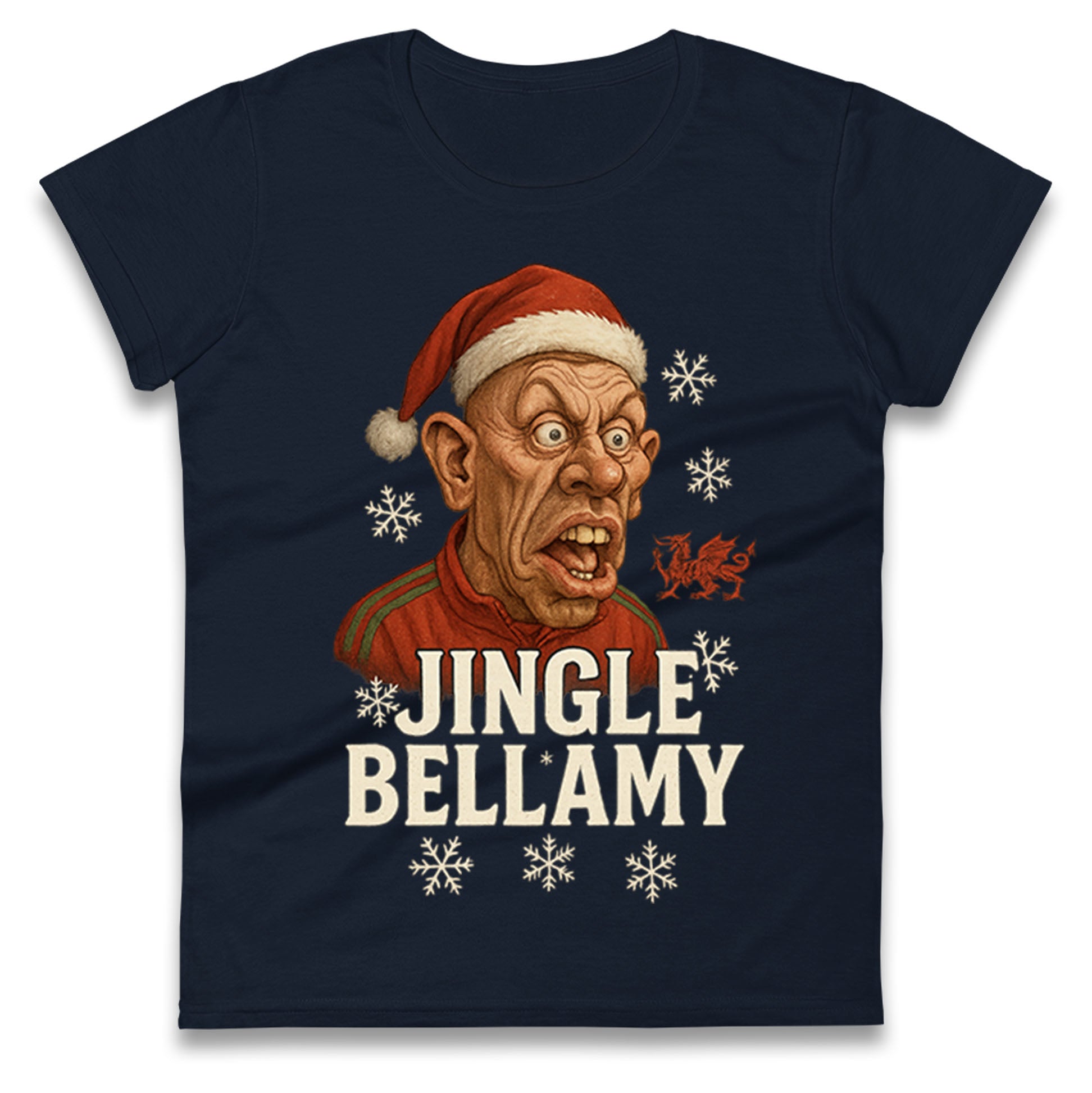 Craig Bellamy Christmas Ladies T Shirt