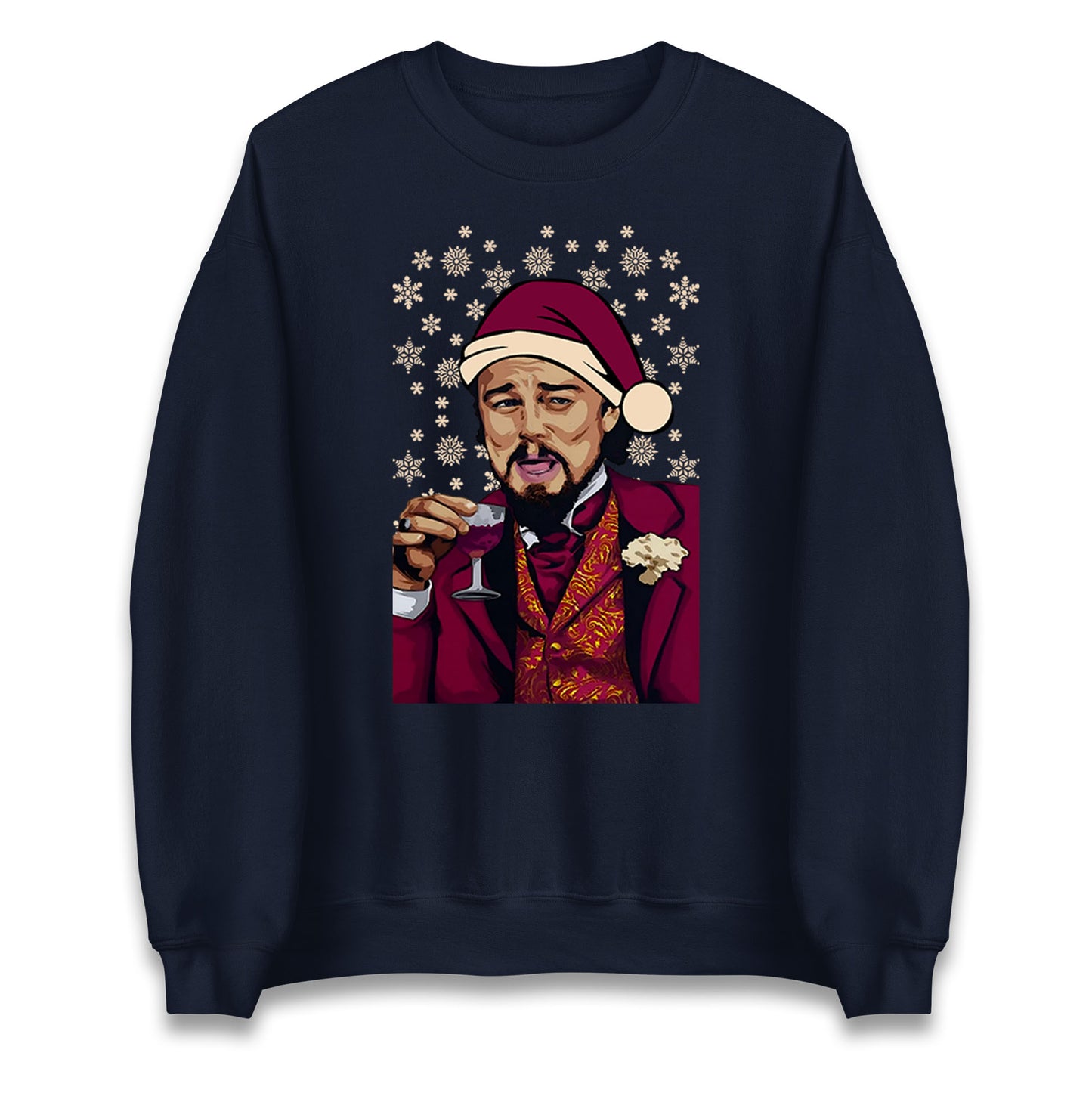 leonardo dicaprio christmas sweatshirt