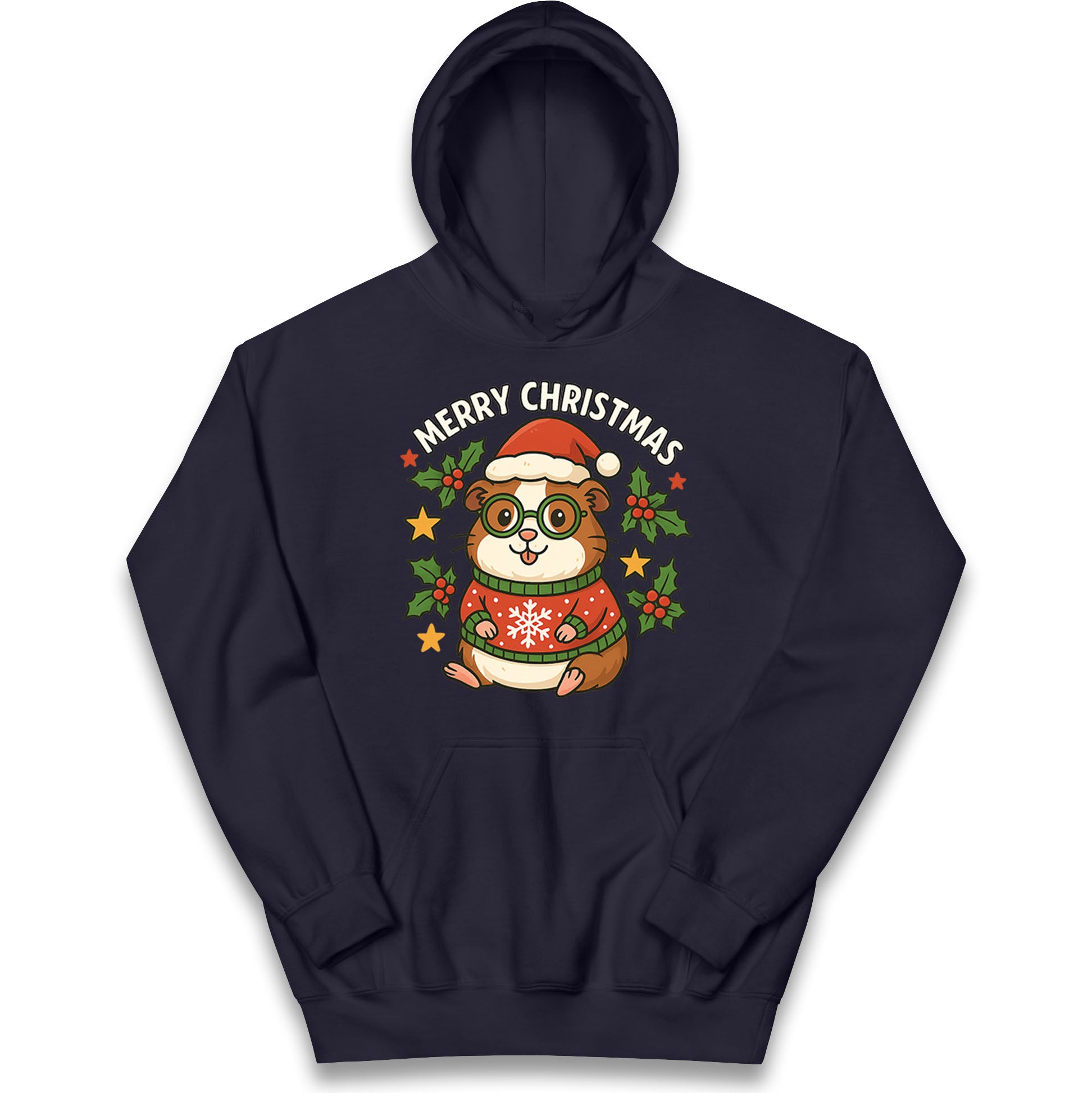 Guinea Pig Christmas Kids Hoodie