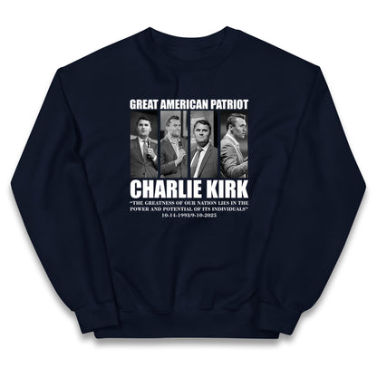 Charlie Kirk Kids Jumper