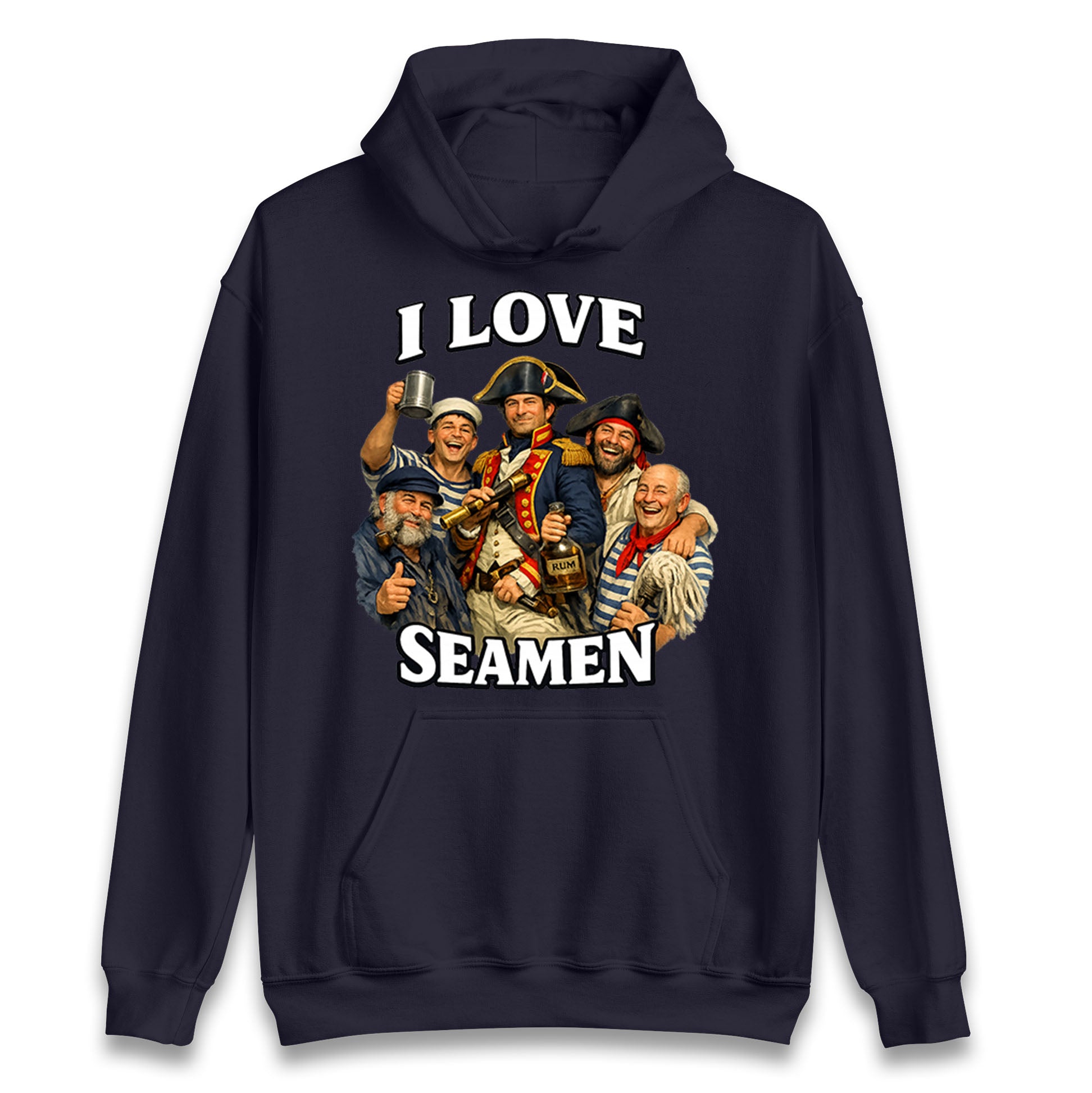 I Love Seamen Funny Cringe Meme Offensive  Hoodie