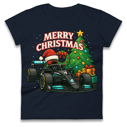 Mercedes F1 Christmas Ladies Shirt