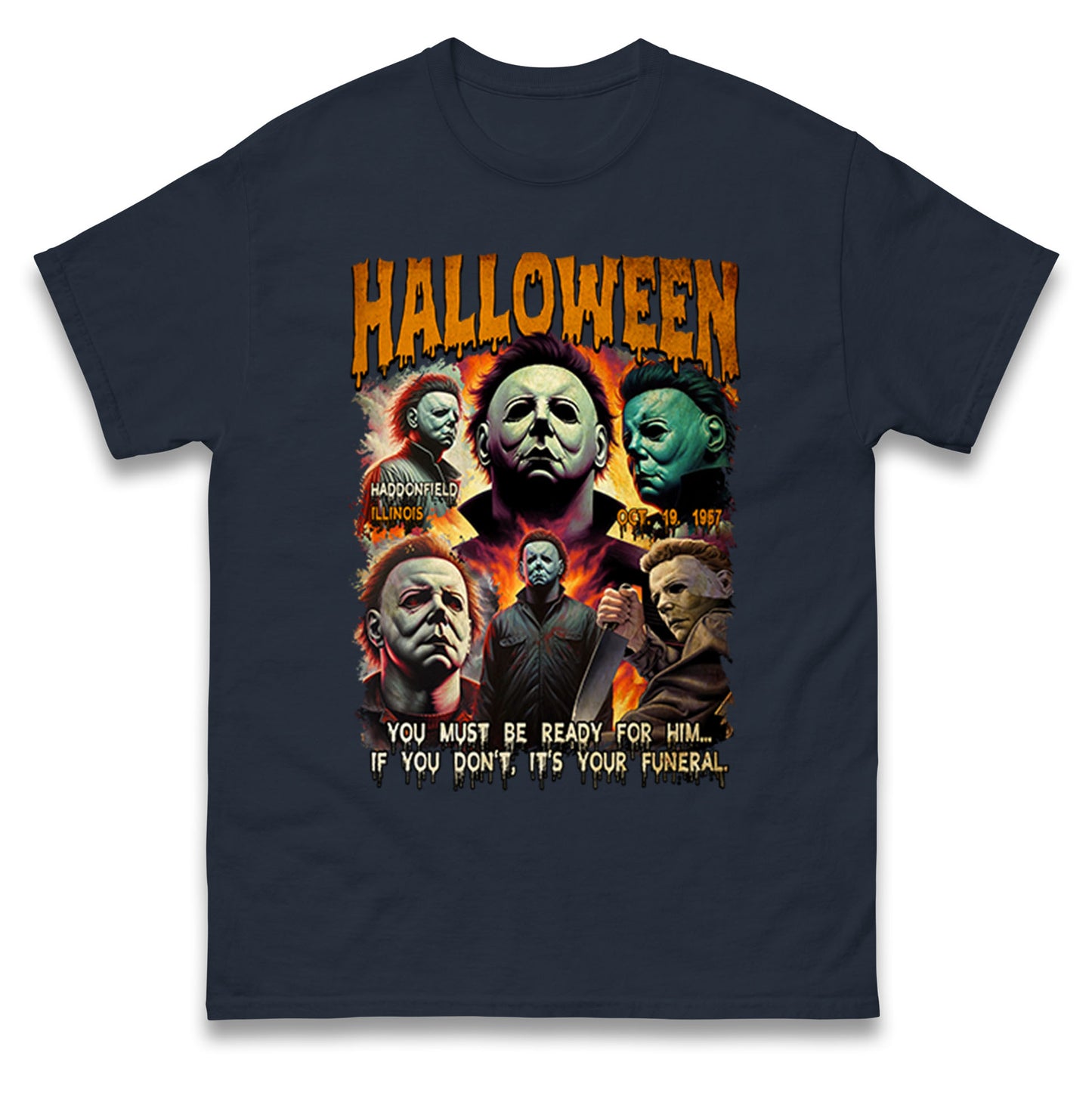 Michael Myers Horror Halloween Bootleg T Shirt