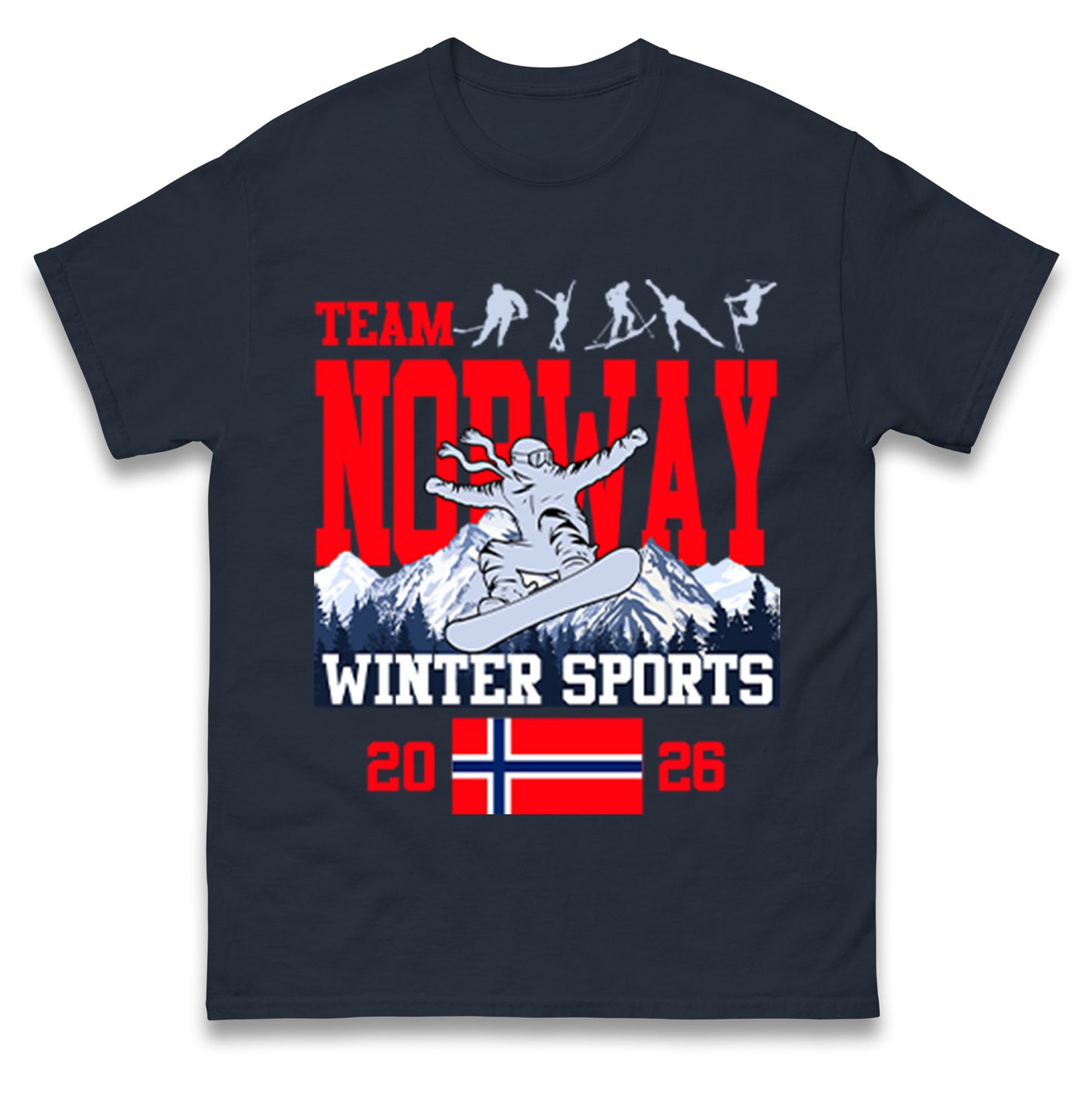 Norwegian Winter Sports T Shirt 