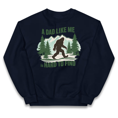 Retro Funny Bigfoot Dad Kids Jumper 