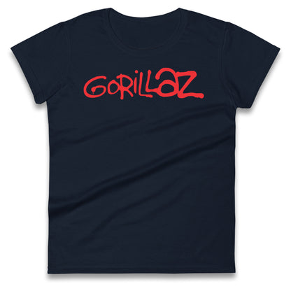 Gorillaz Band Ladies T Shirt 