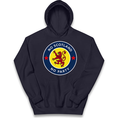 No Scotland No Party Kids Hoodie