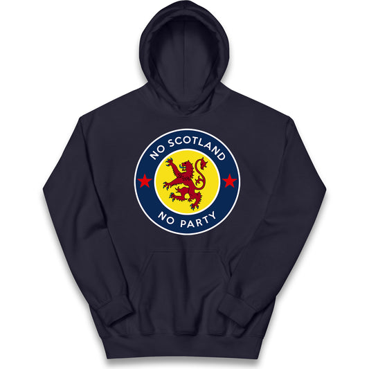 No Scotland No Party Kids Hoodie