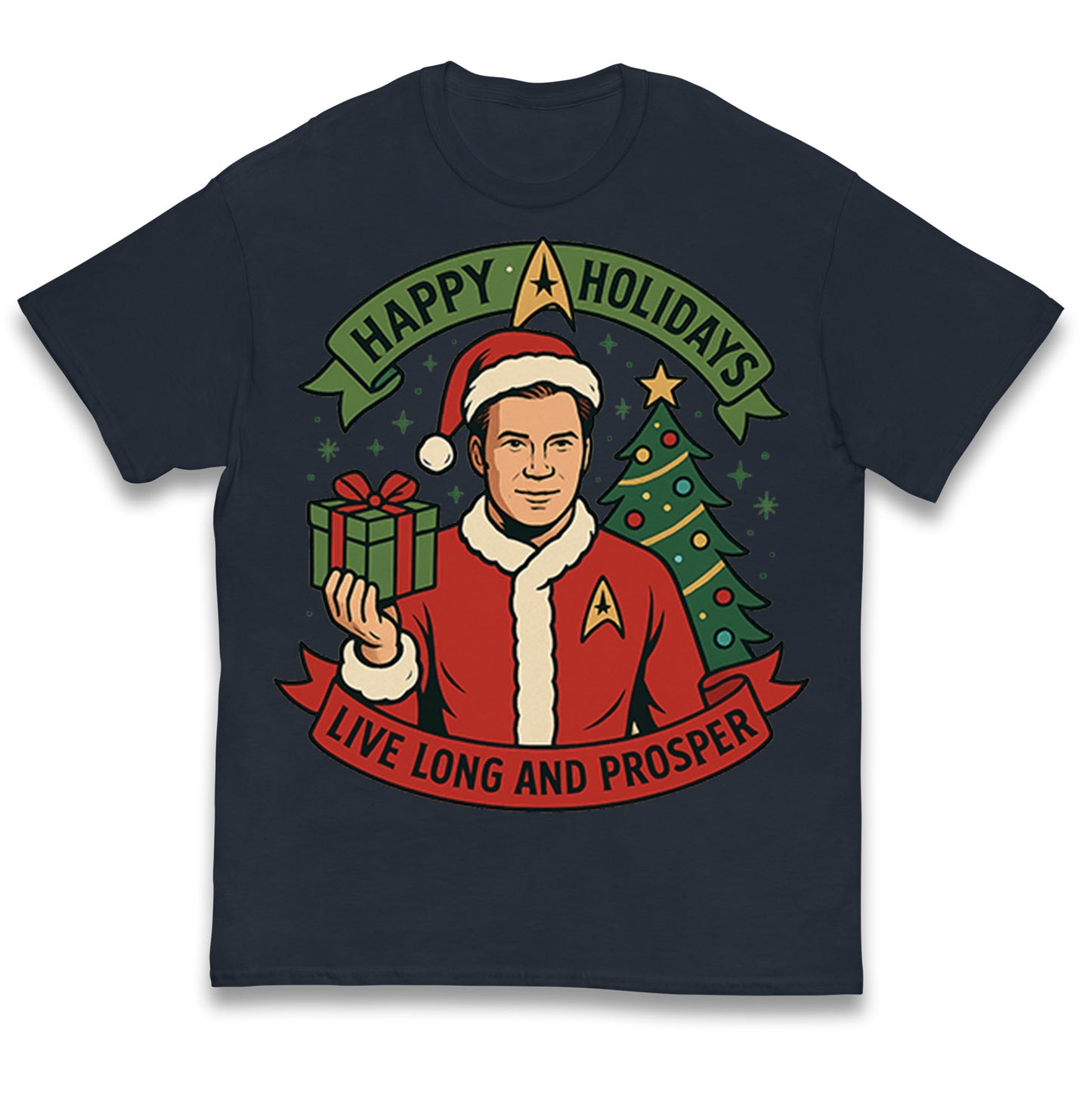 Star Trek Christmas Kids T Shirt