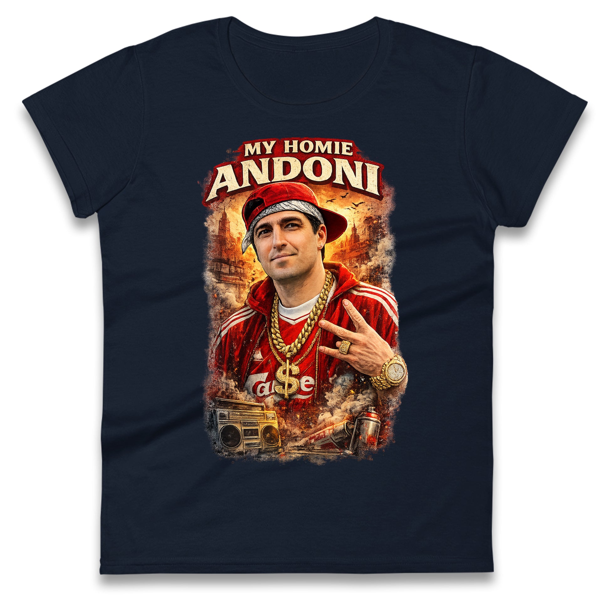My Homie Andoni Iraola Liverpool Football Ladies T Shirt