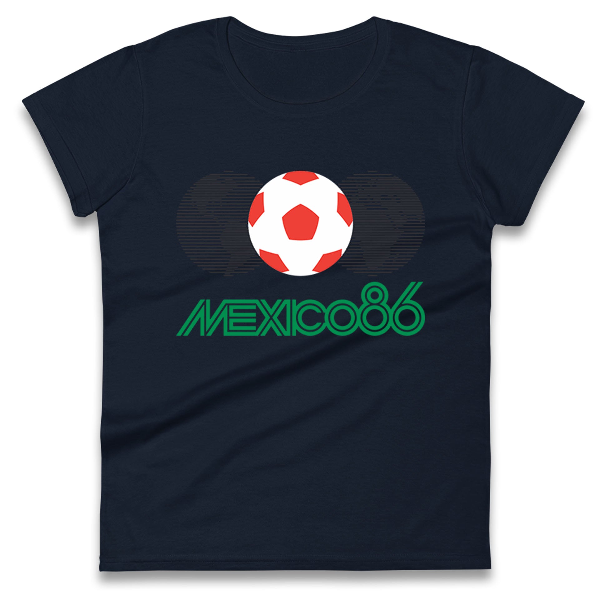 Mexico 86 logo Ladies T Shirt