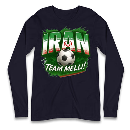 Iran Retro World Cup Longsleeve T Shirt