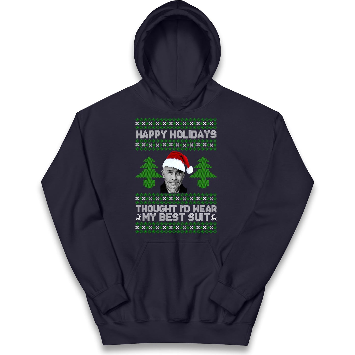 Ed Gein Christmas Kids Hoodie
