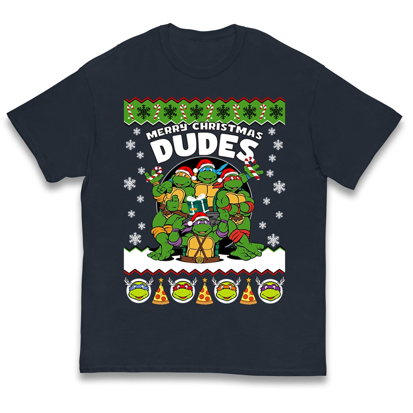 Ninja Turtles Christmas Kids T Shirt