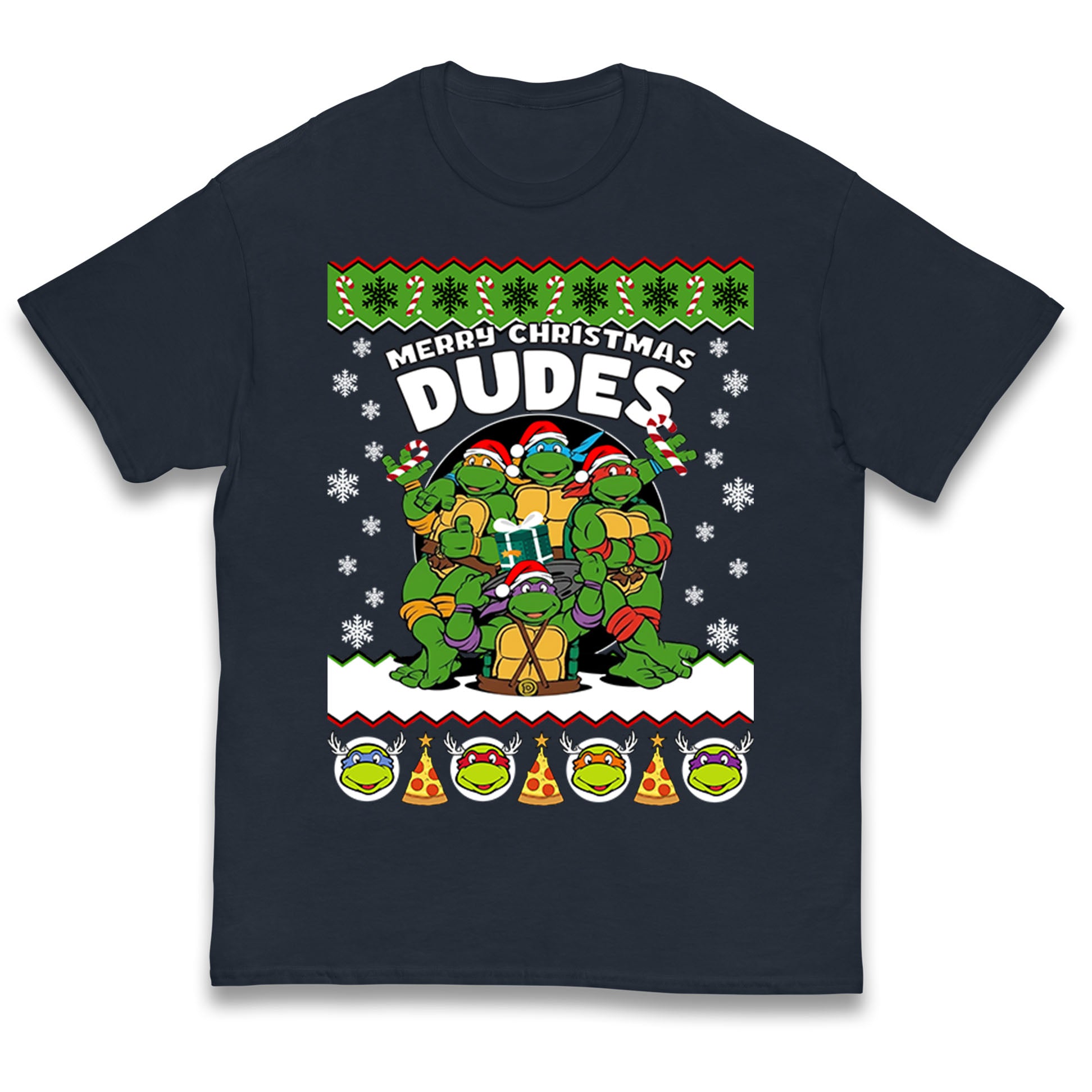 Ninja Turtles Christmas Kids T Shirt