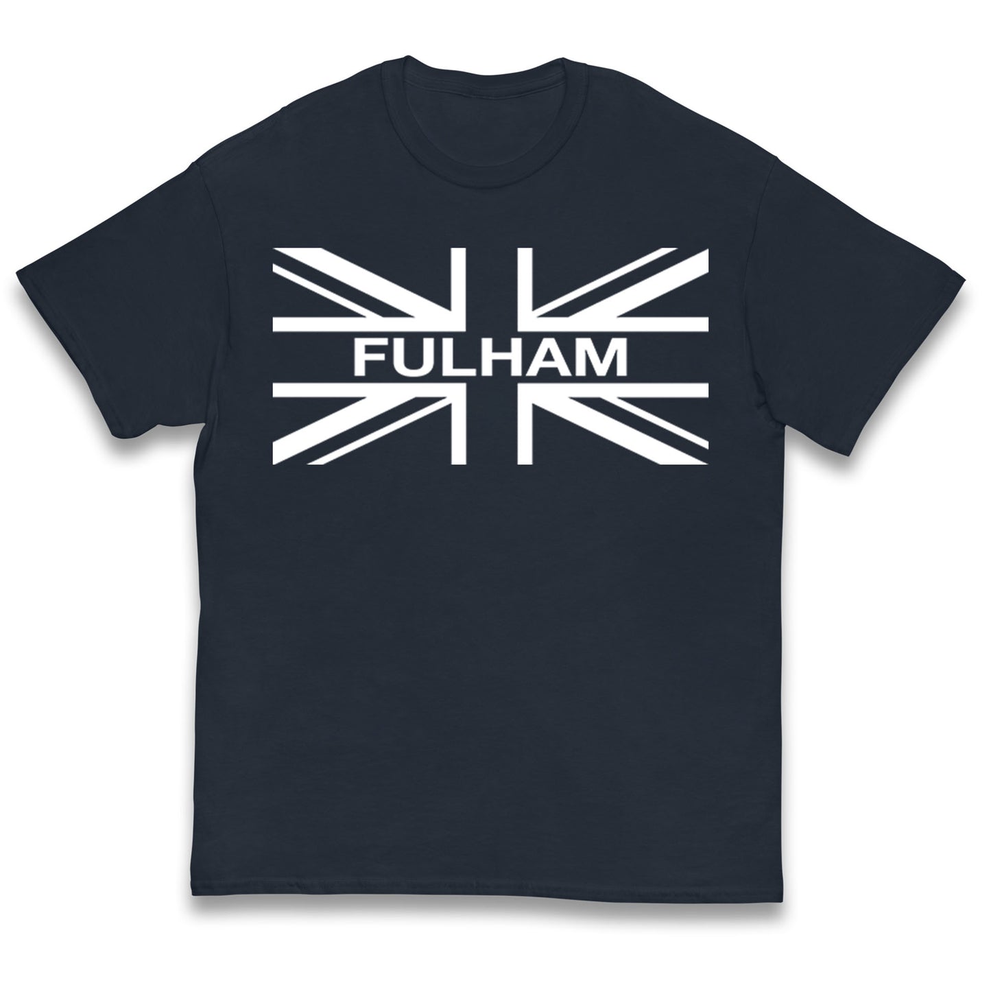 Fulham Football Flag Kids T Shirt