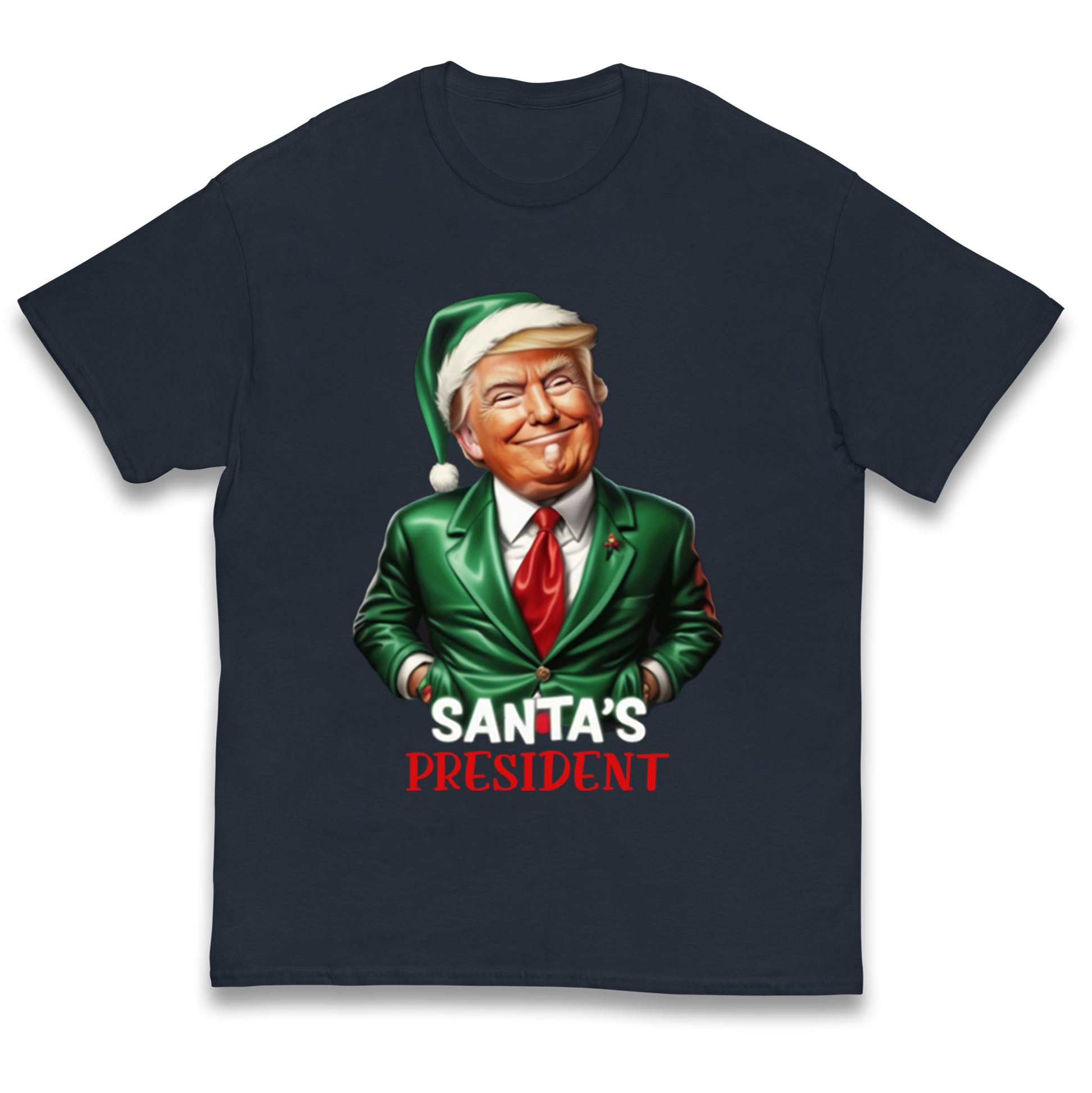 Donald Trump Christmas Kids T Shirt