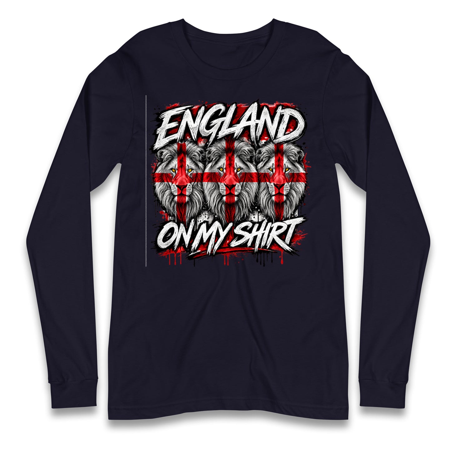 England 3 Lions World Cup 2026 Longsleeve T Shirt