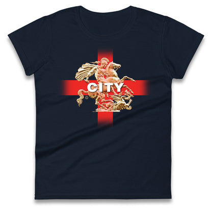 City St George & The Dragon Womens Tee Top