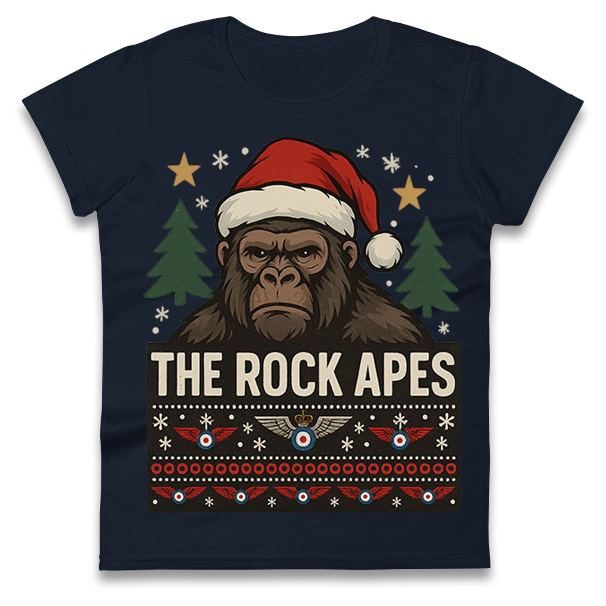 RAF Regiment Christmas Ladies T Shirt