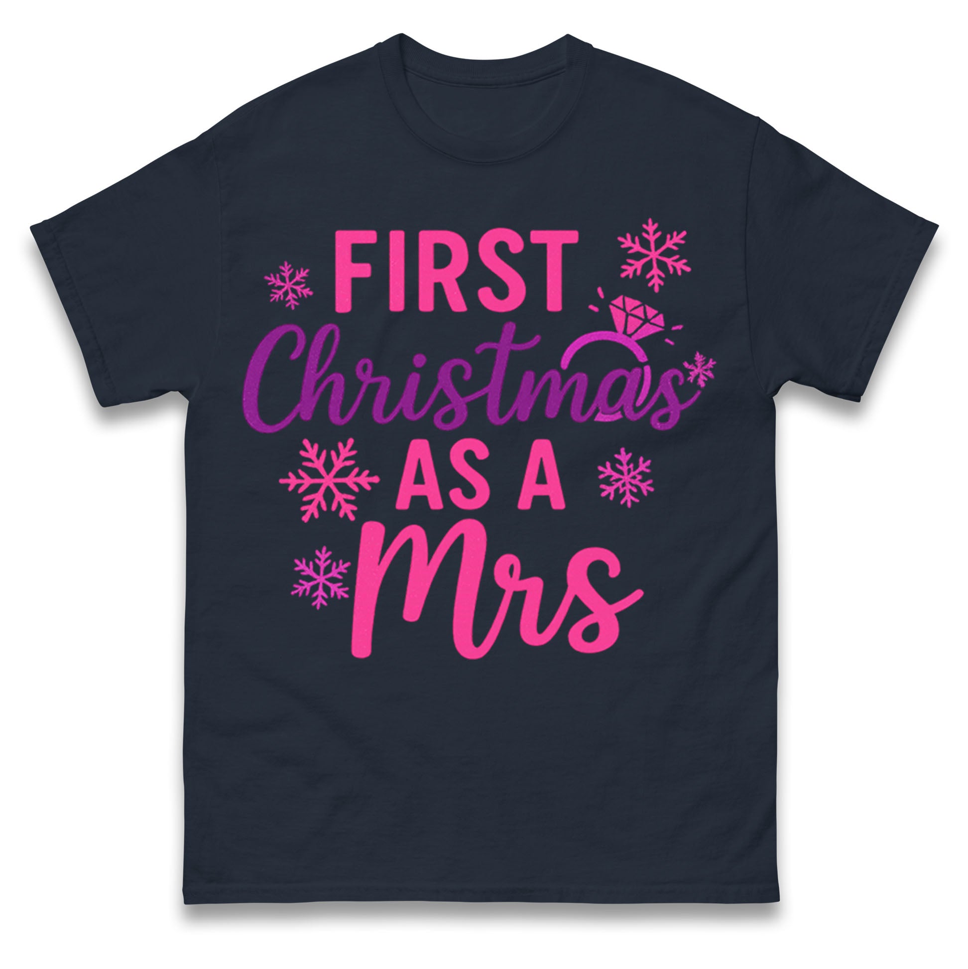 First Christmas As A Mrs T Shirt