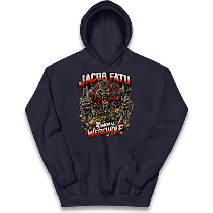Jacob Fatu The Samoan Werewolf Kids Hoodie