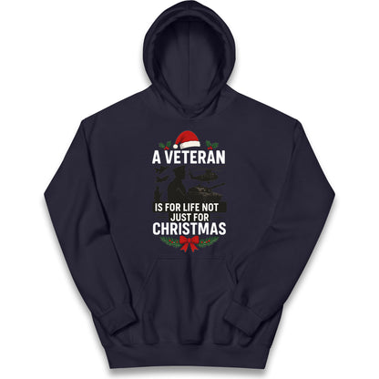 Veteran Christmas Kids Hoodie