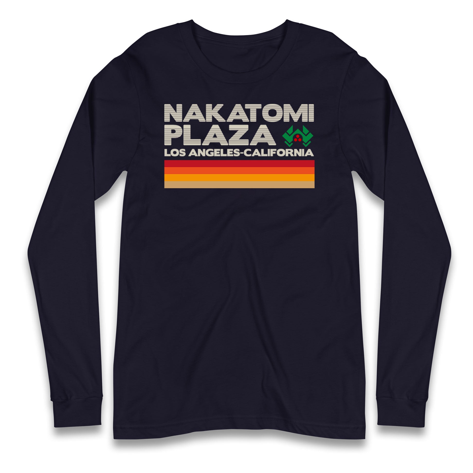 nakatomi plaza vintage long sleeve t shirt