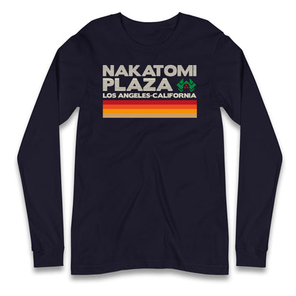 nakatomi plaza vintage long sleeve t shirt