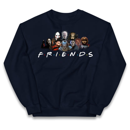 Horror Characters Friends Halloween Kids Jumper