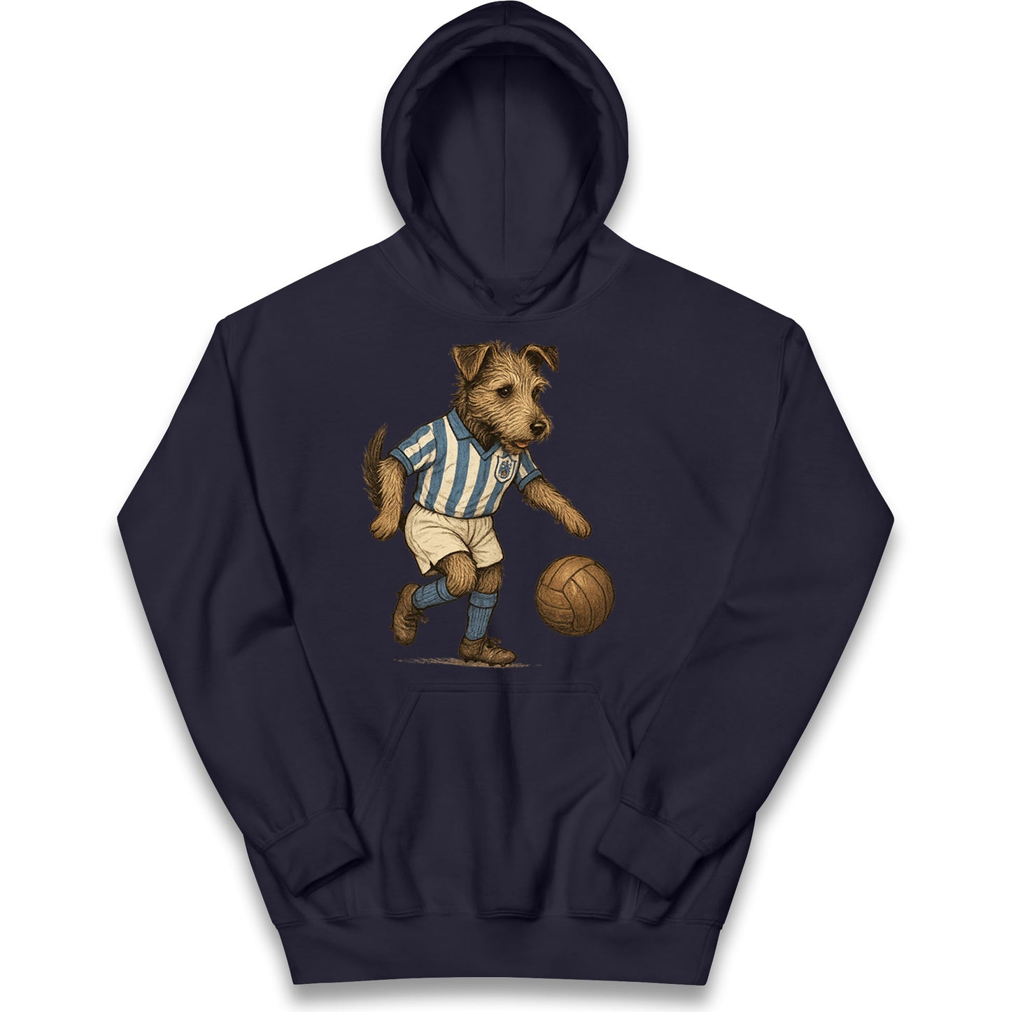 Retro Huddersfield Town Christmas Kids Hoodie