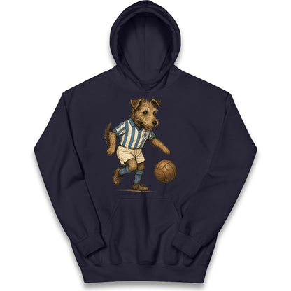 Retro Huddersfield Town Christmas Kids Hoodie