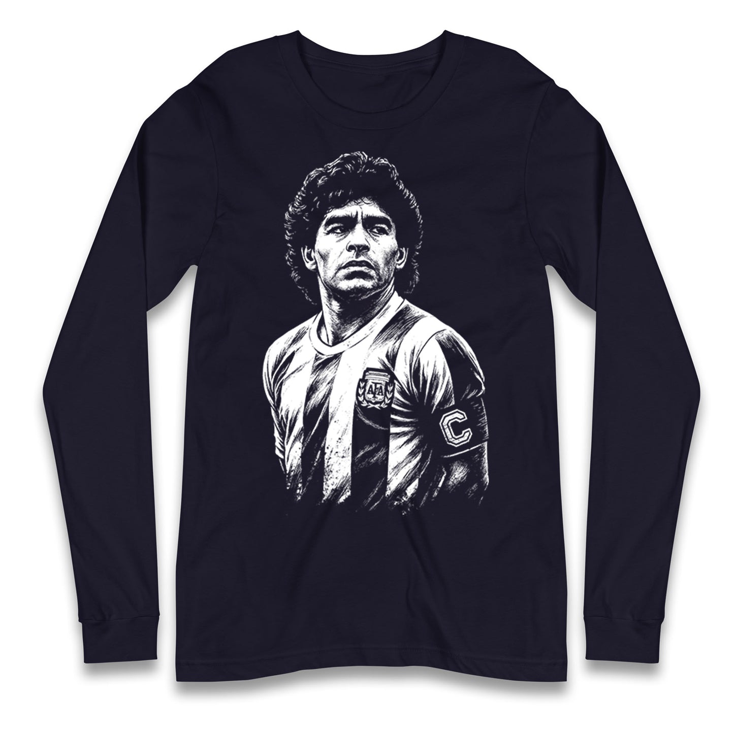Maradona Argentina Longsleeve T Shirt