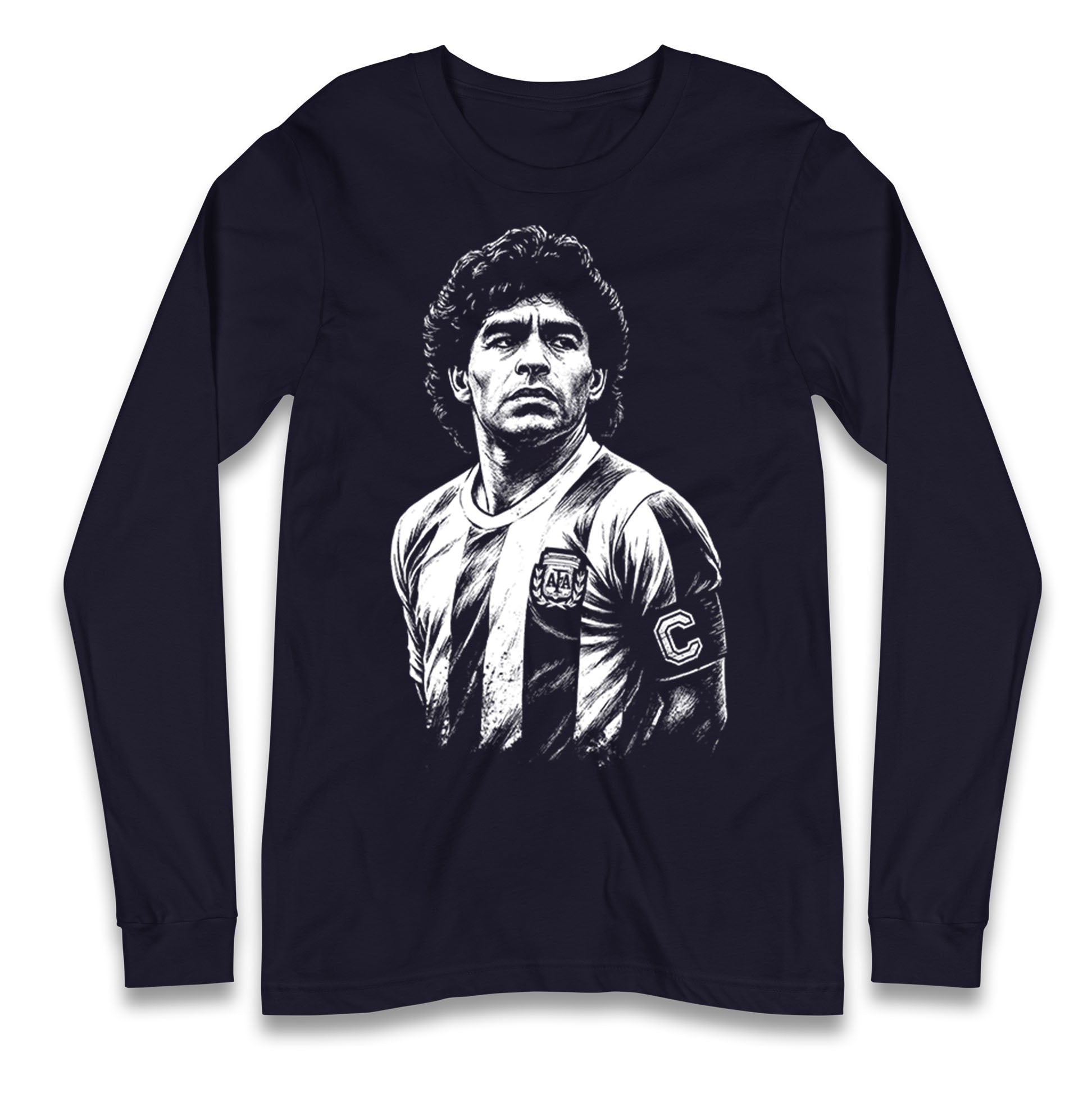 Maradona Argentina Longsleeve T Shirt