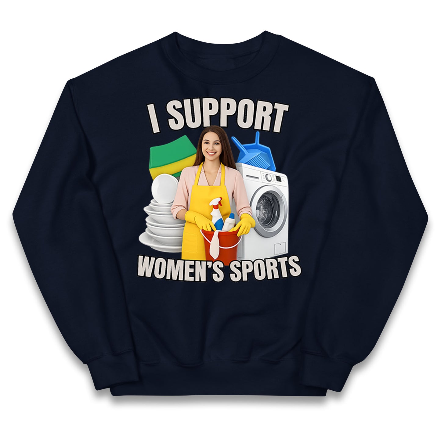 I Support Women's Sports Kids Jumper