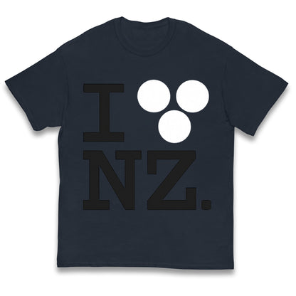 I Love NZ Orlando Bloom Huffer Kids T Shirt 