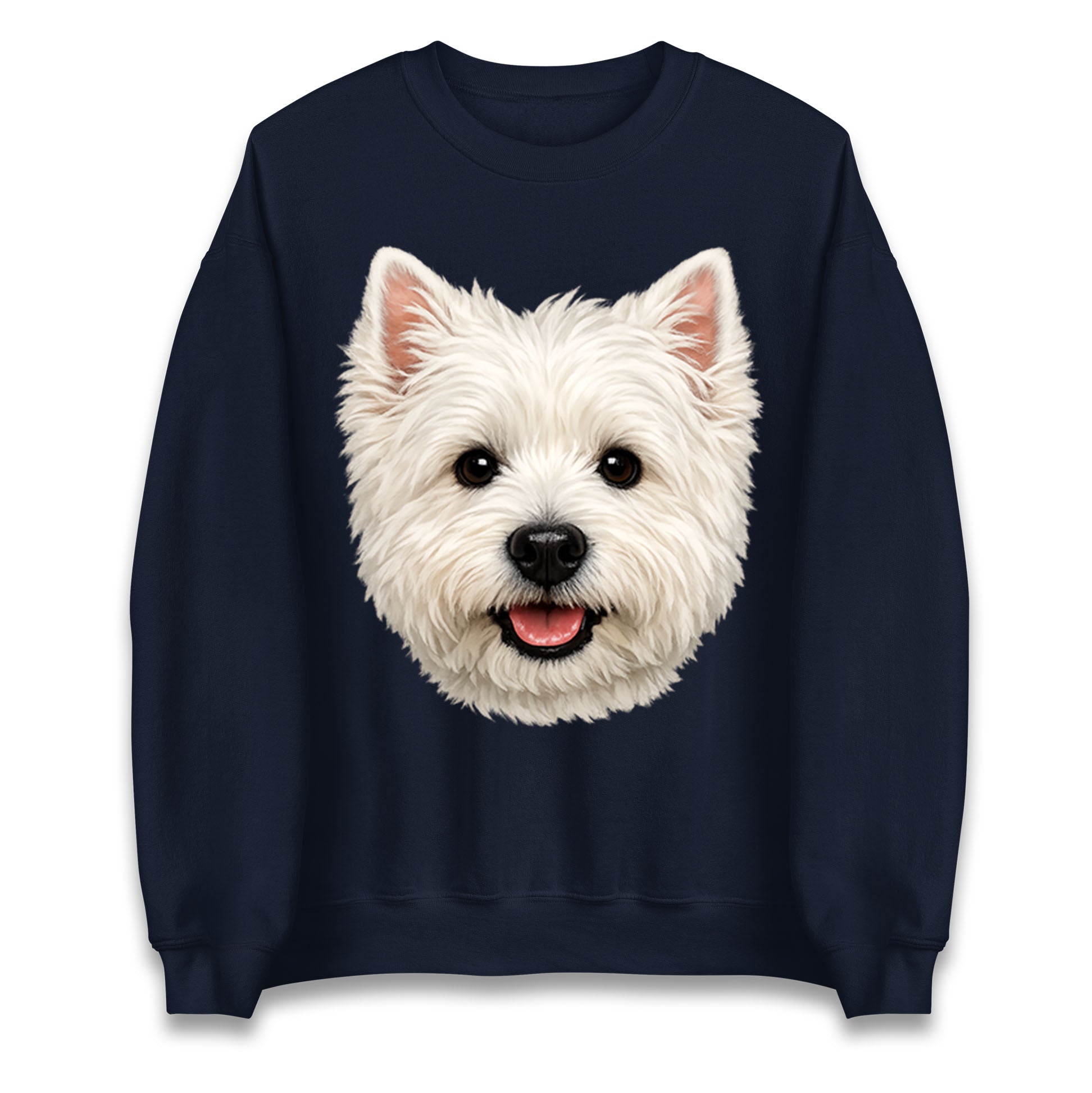 West Highland White Terrier Dog Face Jumper